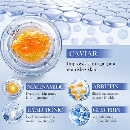 Dermaviar™ Caviar Hyaluronic Acid Intensive Sheet Mask — Set of 5