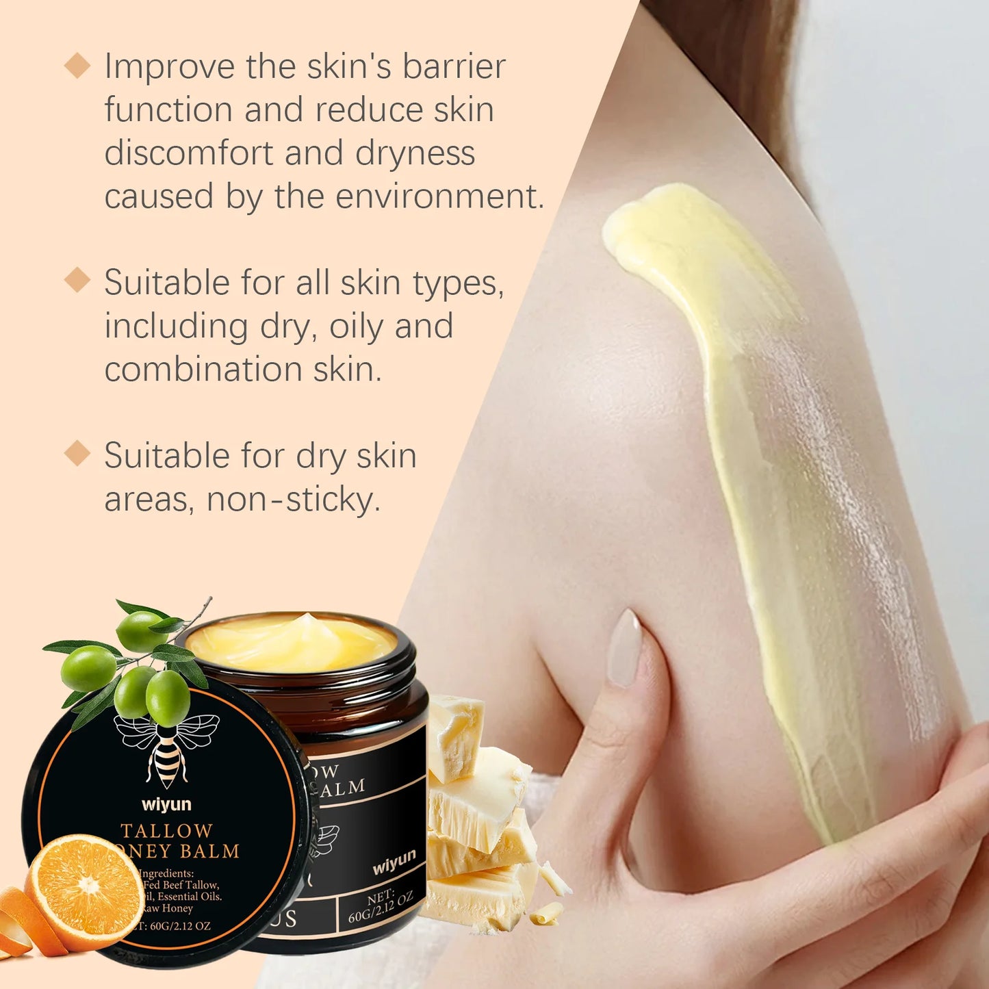 Bio-Nutrient Honey Tallow Restorative Balm
